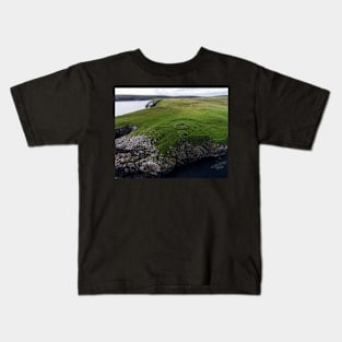 Broch of Houbie, Fetlar Kids T-Shirt